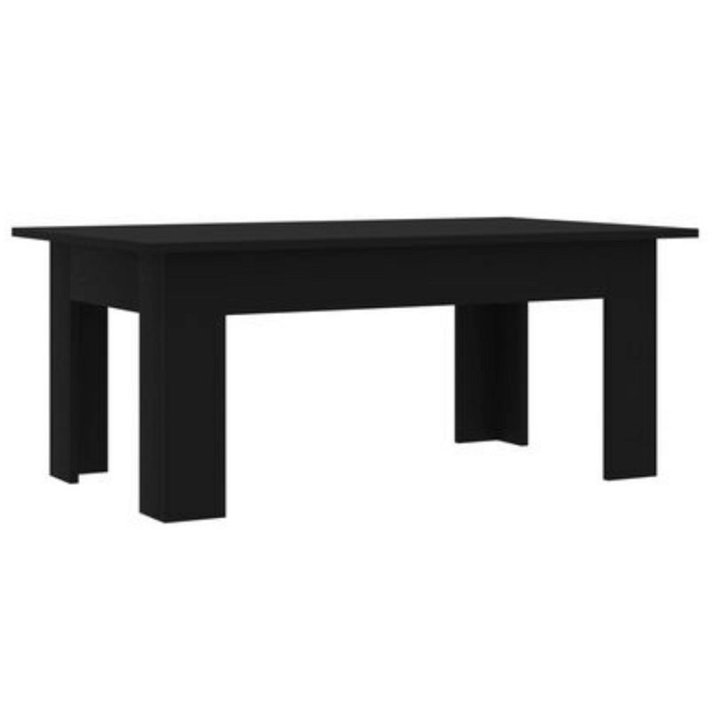 Mesa de centro de madera aglomerada color negro VidaXL