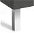 Conjunto de pernas opcionais projetadas para móveis de 14 cm com acabamento cromado Anima Roca
