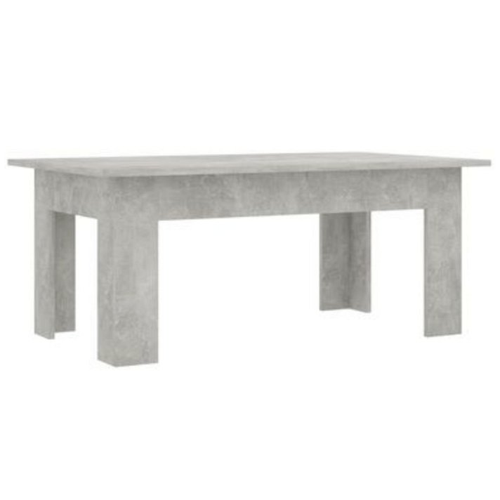 Mesa de centro de madera aglomerada en gris hormigón Vida XL