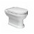WC réservoir haut avec siège et abattant duroplast avec finition blanche VINTAGE Unisan