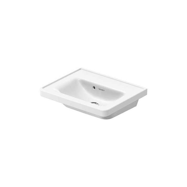 Plan vasque à encastrer de 50 cm et de couleur blanche D-Neo Duravit