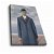 Cuadro de lienzo y madera con diseño de hombre con sombrero de Magritte FamousArt Forme