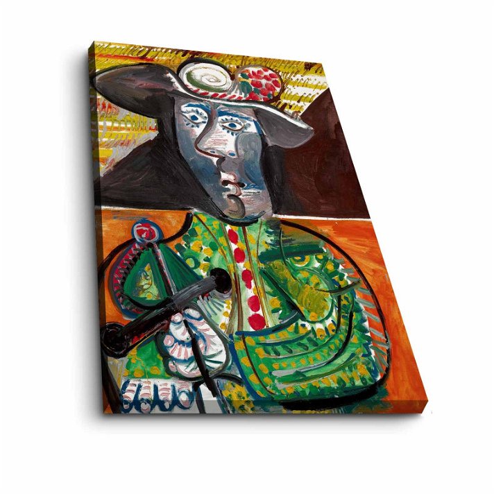 Cuadro de lienzo y madera con diseño de matador de Pablo Picasso FamousArt Forme