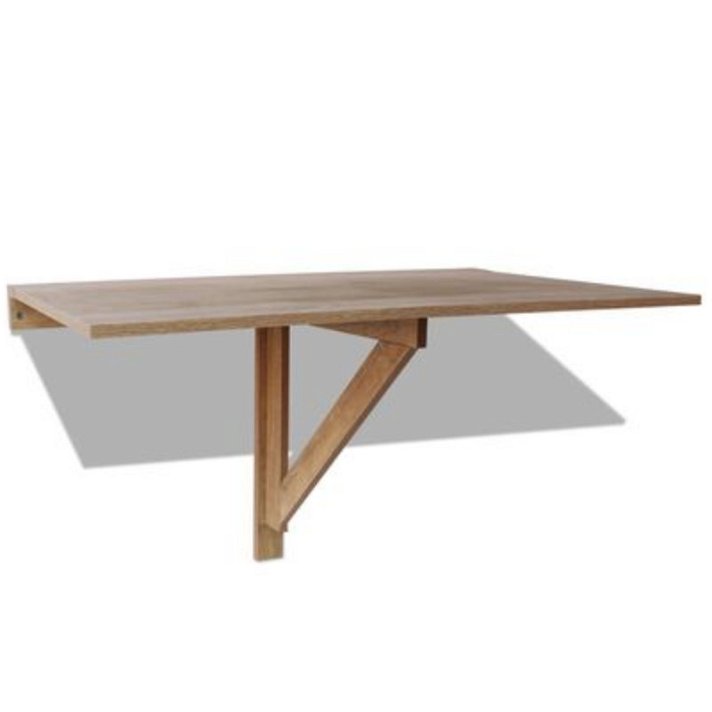 Table pliante 100cm chêne couleur Vida XL
