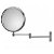 Espejo circular de aumento con dirección orientable fabricado en latón y ABS cromo Doppiolo Koh-i-noor
