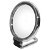 Specchio di ingrandimento pieghevole con doppia lente in plastica ABS e PC con finitura opzionale Toeletta Koh-i-noor