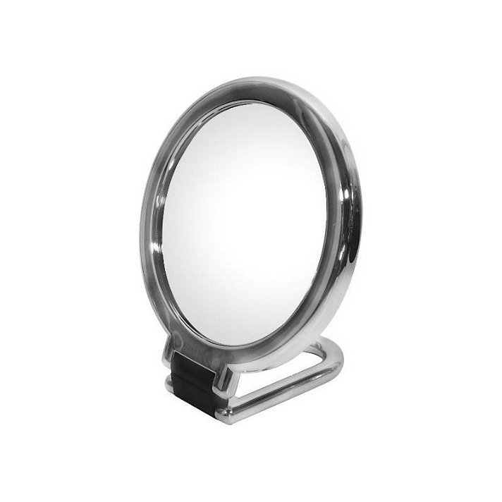 Espelho de aumento dobrável com dupla lente fabricado em plástico ABS e PC com acabamento opcional Toeletta Koh-i-noor