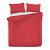 Funda nórdica para cama presidencial de 220x220 cm color roja Fresh Color Forme