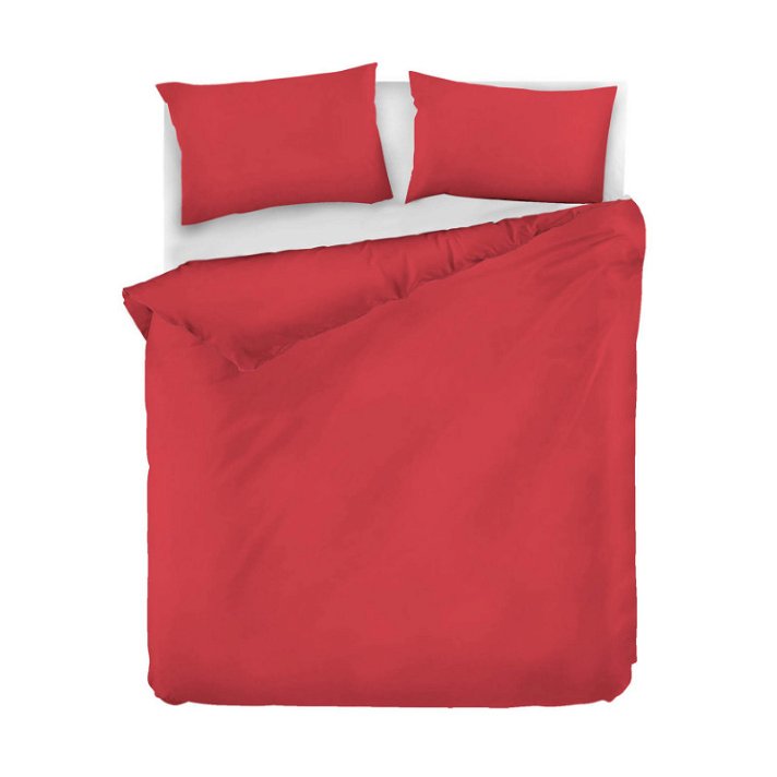 Funda nórdica para cama presidencial de 220x220 cm color roja Fresh Color Forme