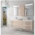 Mueble para baño de 160 cm formado por 3 módulos y con dos lavabos incluidos Spirit Salgar
