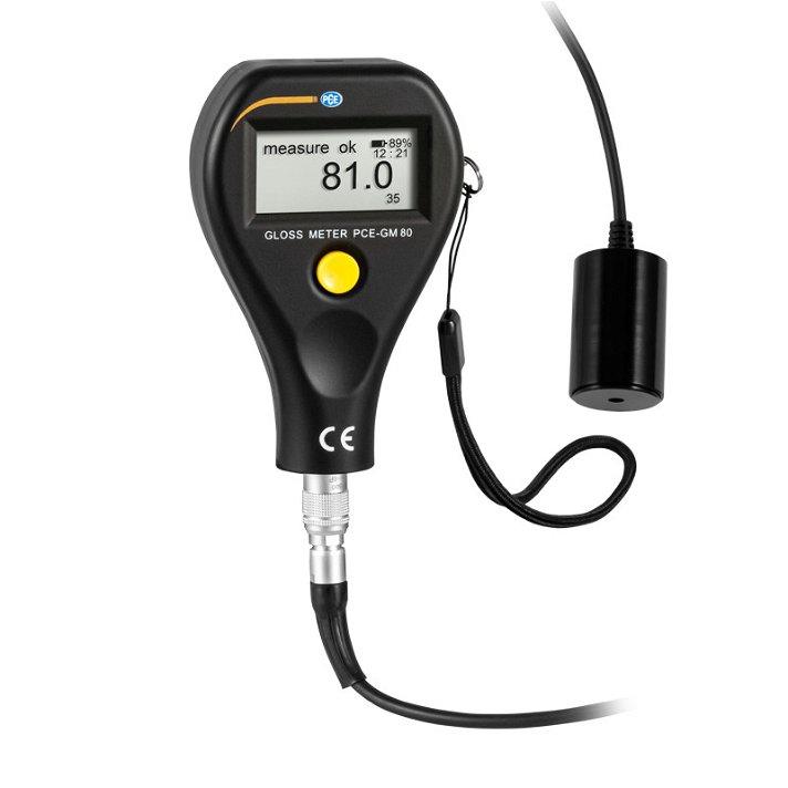 Brillómetro con sensor externo con certificación de calibración opcional GM PCE Instruments