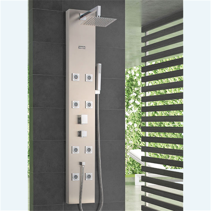 Colonna doccia con miscelatore termostatico da 150 cm FUTURA Oasis Star