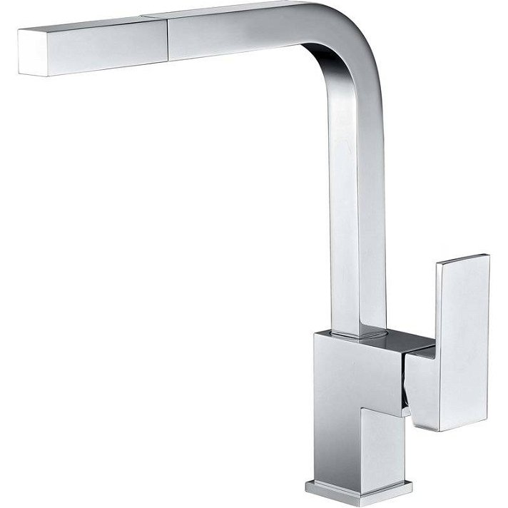 Imex Constanza tall single-handle kitchen tap with pull-out spout