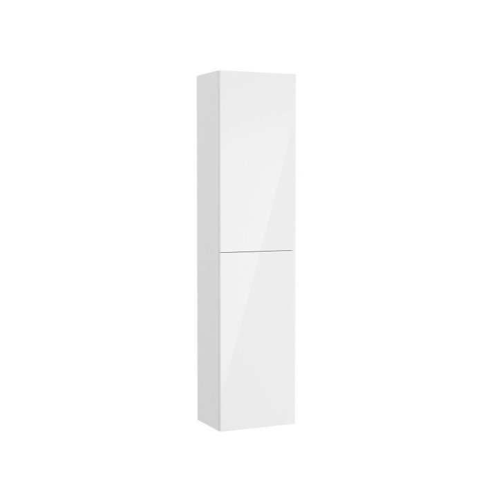Mueble columna auxiliar de baño reversible y suspendido en color blanco brillante Extra Roca