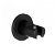 Soporte a pared para ducha con diseño circular en acabado color negro mate Round Roca