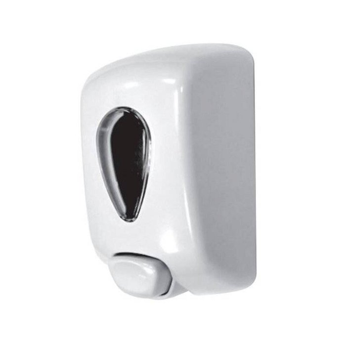 Dispensador de jabón suspendido fabricado en ABS disponible en varios colores Timblau