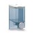 Dispensador de jabón fabricado en ABS transparente con capacidad de hasta 1 L Timblau