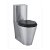 WC pour personnes à mobilité réduite avec réservoir en acier inoxydable anti-vandalisme Timblau