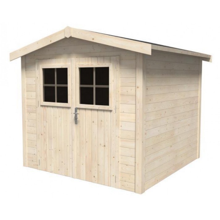 Caseta para exterior fabricada con madera de abeto en paneles modulares Mano Decor Et Jardin