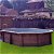 Piscine K2O piscine octogonale en bois massif 488x317x128 cm