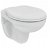 WC suspendu avec technologie Rimless Eurovit et finition blanche Ideal Standard