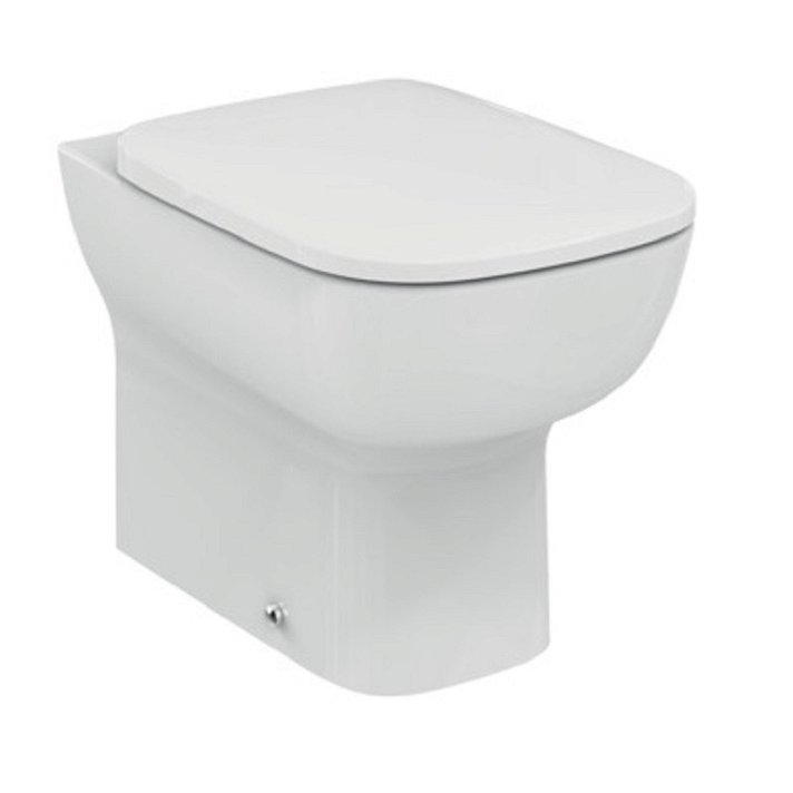 WC au mur à réservoir haut et double sortie couleur blanche Esedra Ideal Standard