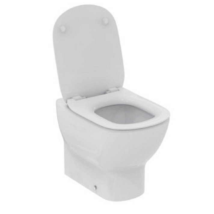 Ensemble WC siège et abattant avec fermeture amortie couleur blanche Tesi Ideal Standard