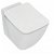 WC suspendu en porcelaine vitrifiée avec finition blanche Strada II Ideal Standard