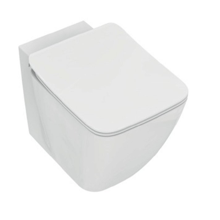 WC suspendu en porcelaine vitrifiée avec finition blanche Strada II Ideal Standard