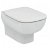 WC suspendu en porcelaine vitrifiée avec finition blanche Esedra Ideal Standard