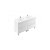 Mueble de baño suspendido de 120 cm hecho en tablero aglomerado con acabado en color blanco Área Denia Unisan