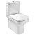 Kompaktes Komplett-WC-Set gefertigt aus Porzellan in Weiß Rimless Dama von Roca