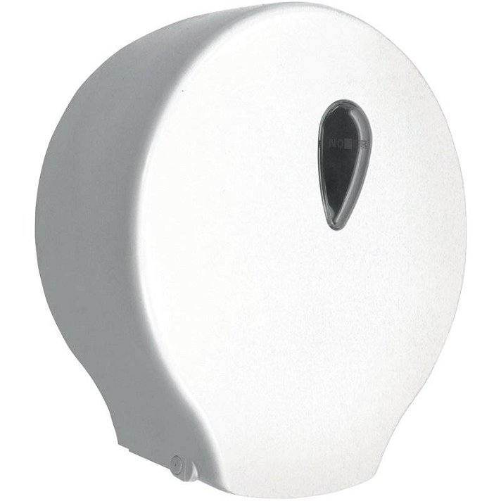 Dispensador de papel higiénico industrial classic ABS branco - NOFER