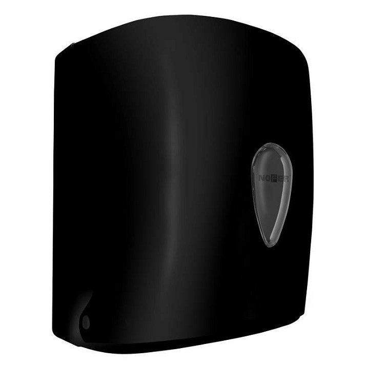Dispensador de papel mecha de plástico ABS de 32 cm con un acabado en color negro NOFER