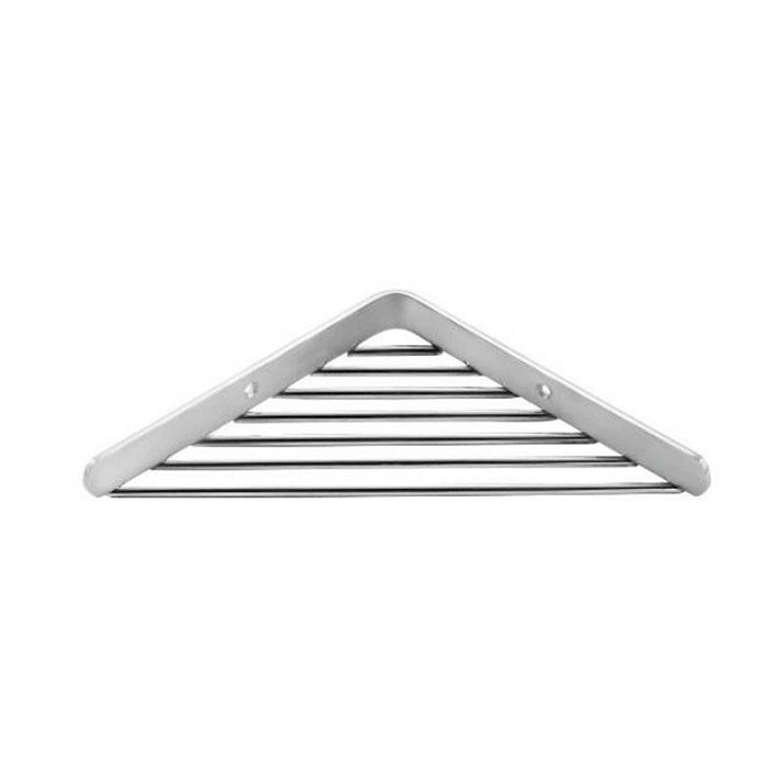 Porte-savon d'angle type grille en acier inoxydable avec finition lustrée Architecte Cosmic