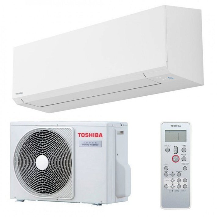 Aire acondicionado split frio/calor de pared de 7,1kW/8kW eficiencia energética E/F Monza Inverter Plus 80 Toshiba