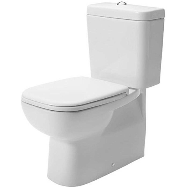 Duravit D-Code complete dual close-coupled toilet