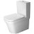 Stand-WC Kombination für tiefhängenden Spülkasten Rimless P3 Comfort von DURAVIT
