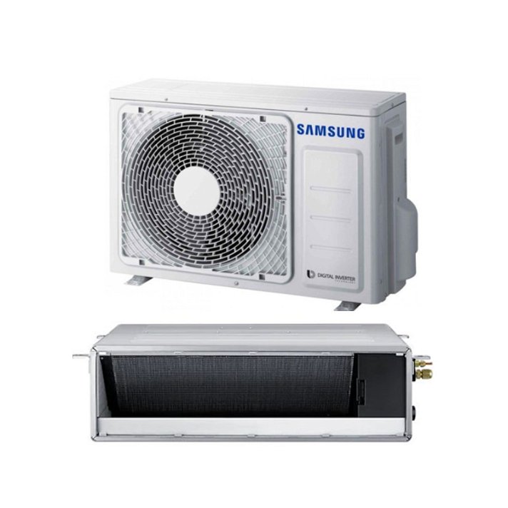 Ar-condicionado kit conduto Deluxe frio 7,1 kW calor 8 kW com ajuste inteligente Samsung