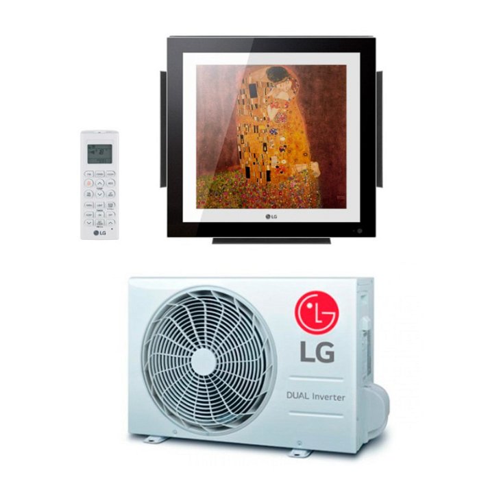Ar-condicionado split com motor Inverter gás R32 frio e calor Artcool Gallery LG