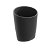 Vaso móvil para ducha o lavabo de diseño minimalista y elegante color negro suave Saku Cosmic