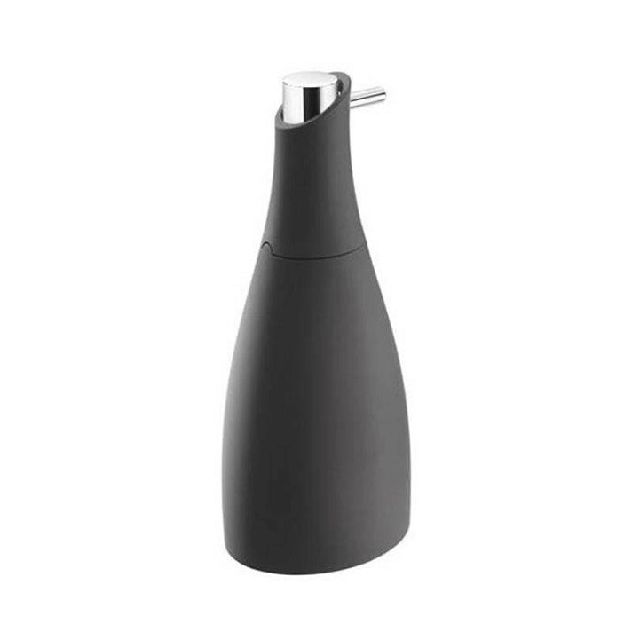 Distributeur de savon au design minimaliste et élégant de 8 cm noir doux Saku COSMIC