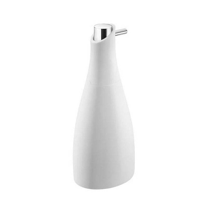 Dispenser dal design minimalista ed elegante da 8 cm in bianco morbido Saku Cosmic
