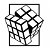 Decoración para pared con diseño de cubo Rubik hecho en metal de color negro Rubik Forme