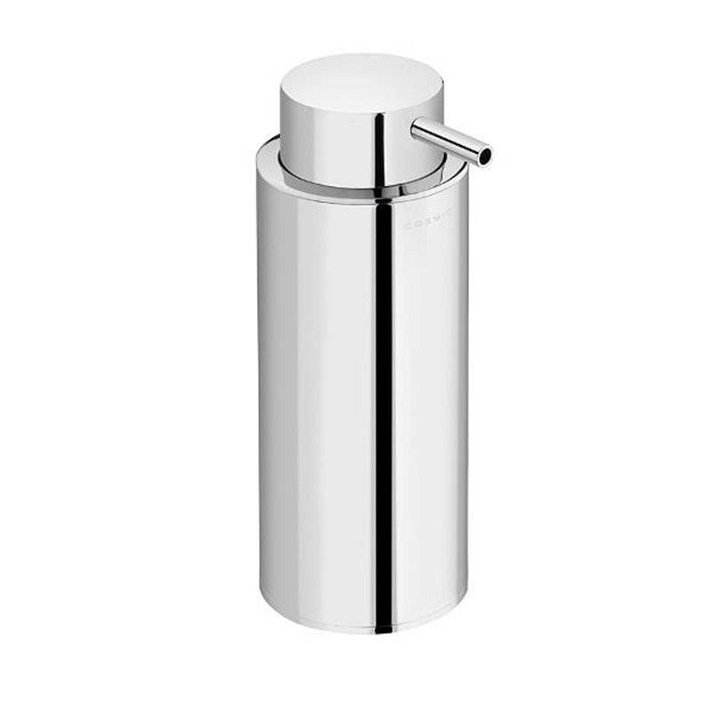 Dosificador para baño de aleaciones en metal con acabado en color cromo minimalism COSMIC