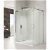 Box doccia angolare con 2 pannelli scorrevoli in vetro temperato di sicurezza da 6 mm ROTARY GME