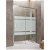 Painel frontal de duche de 1 porta de correr fabricado em vidro com serigrafia AKTUAL - GME