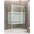 Box doccia angolare con 1 anta scorrevole realizzato in vetro serigrafato AKTUAL GME