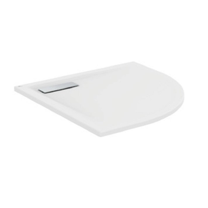 Base de duche com design angular 80x80 cm na cor branco mate Ultraflat 2 Ideal Standard