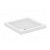 Plato de ducha cerámico con diseño cuadrado en color blanco brillo LBST Ideal Standard